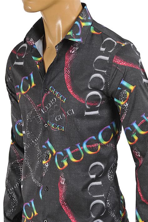 gucci style hooded shirt|Gucci formal shirts.